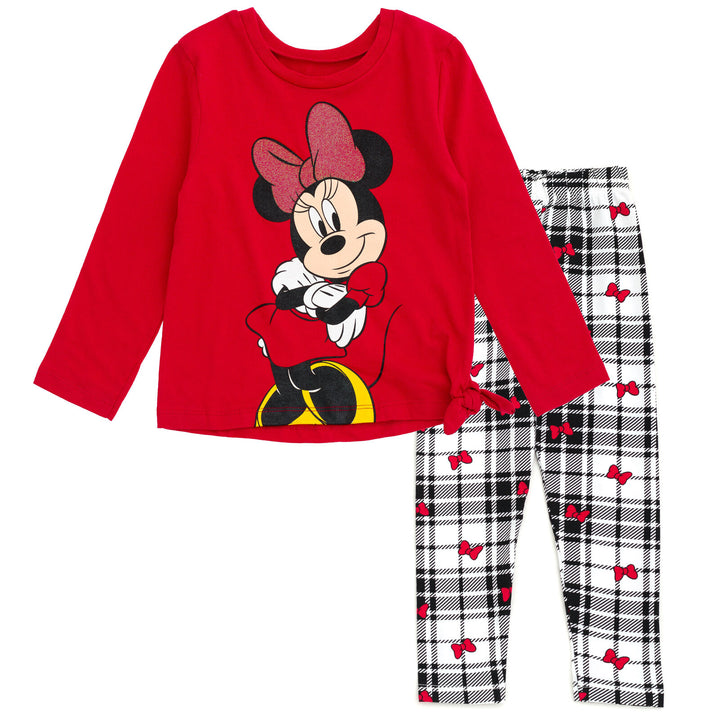 Disney Minnie Mouse T-Shirt and Leggings Outfit Set