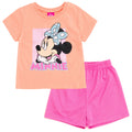 Disney Minnie Mouse T-Shirt and Mesh Shorts Outfit Set