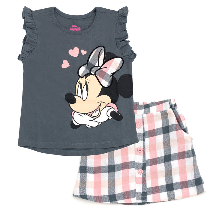 Disney Minnie Mouse T-Shirt and Skirt