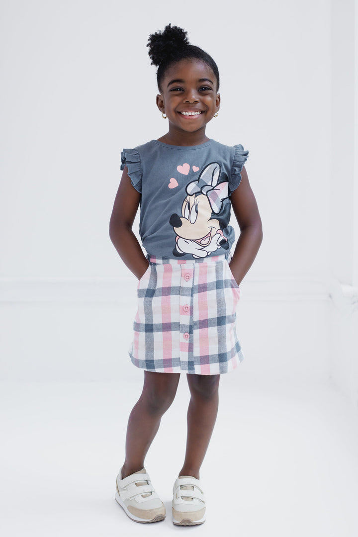 Disney Minnie Mouse T-Shirt and Skirt