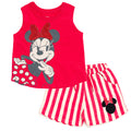 Disney Minnie Mouse Tank Top and French Terry Shorts Outfit Set