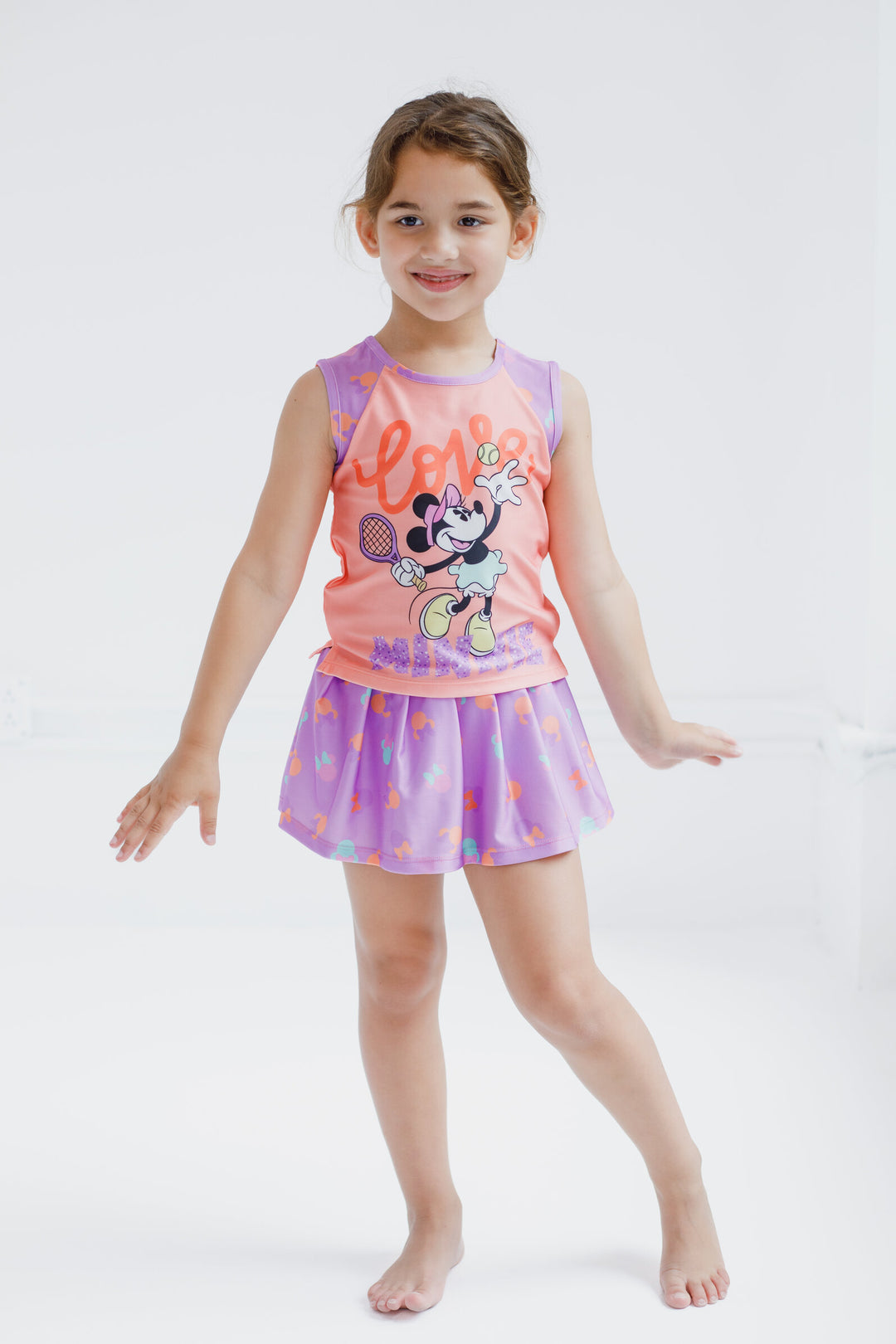 Disney Minnie Mouse Tank Top and Pleated Skort Outfit Set