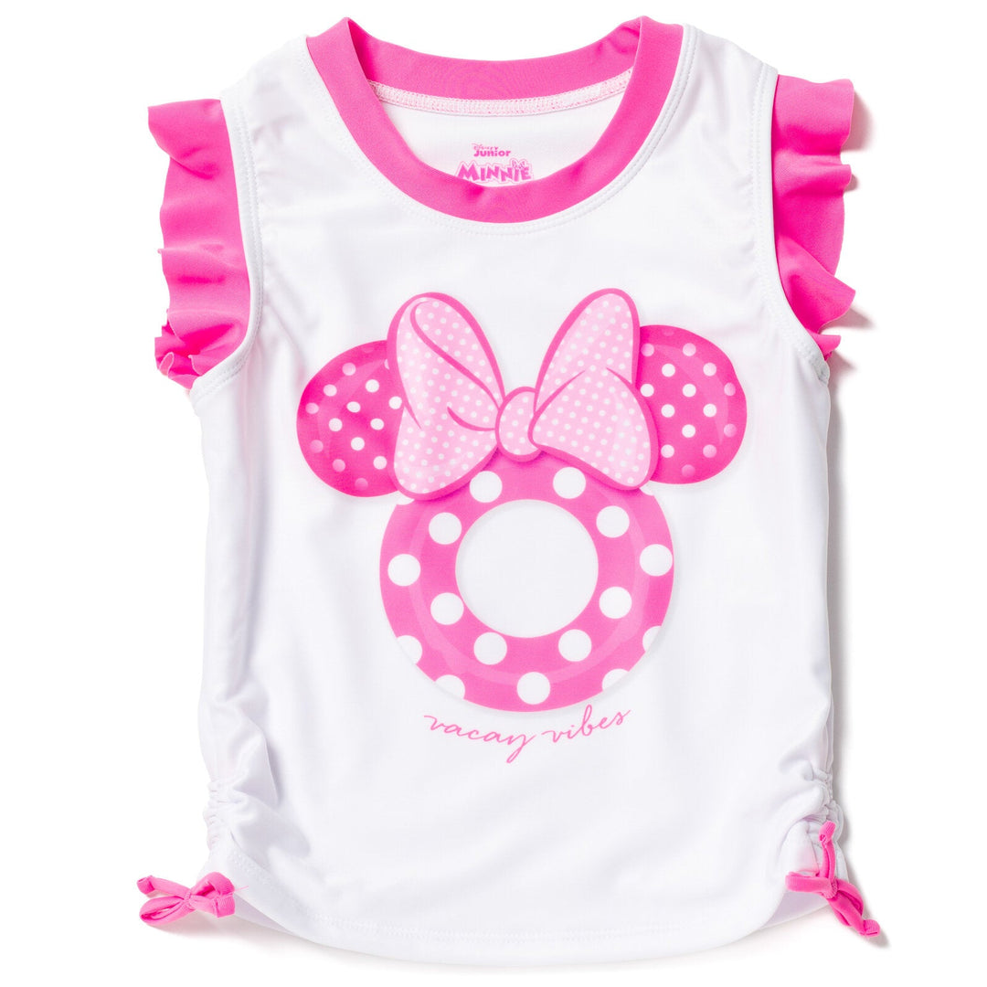 Disney Minnie Mouse UPF 50+ Tankini Top Bikini Bottom Swim Set - imagikids