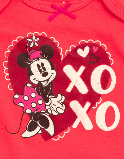 Disney Minnie Mouse Valentine's Day Bodysuit