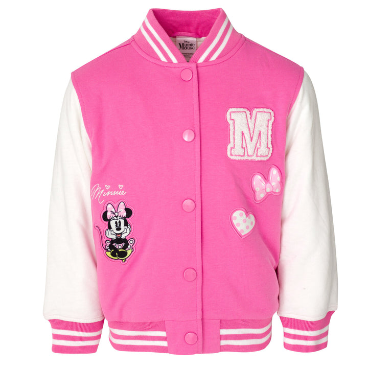 Disney Minnie Mouse Varsity Bomber Jacket