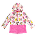 Disney Minnie Mouse Zip Up Waterproof Hooded Rain Jacket Coat