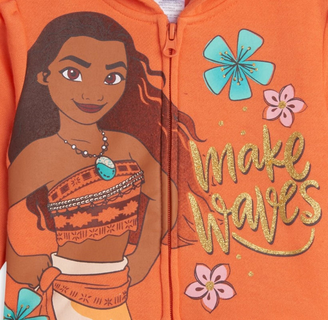 Disney Moana Zip Up Hoodie - imagikids