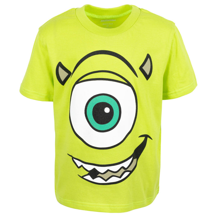 Disney Monsters Inc. Mike Wazowski T-Shirt and Mesh Shorts Outfit Set - imagikids