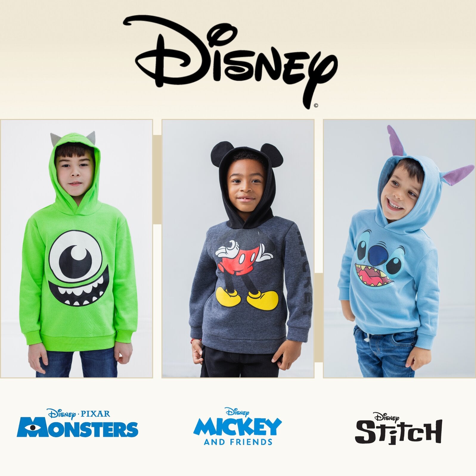 monsters inc hoodie Monsters Inc. Pixar Mike Wazowski Fleece Pullover Hoodie 6-6X / Mike Wazowski