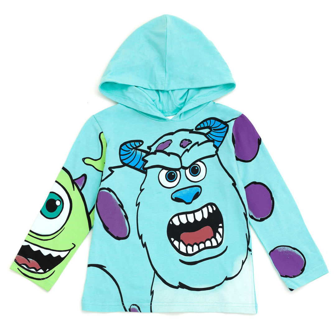 monsters inc sweater Disney Monsters Inc. Hooded Long Sleeve T-Shirt – imagikids