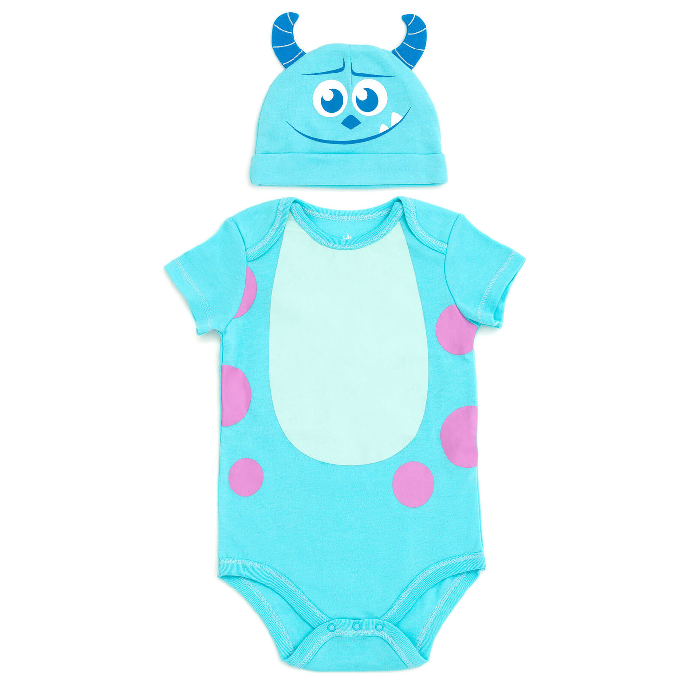 Disney Monsters Inc. Sulley Cosplay Bodysuit and Hat Set