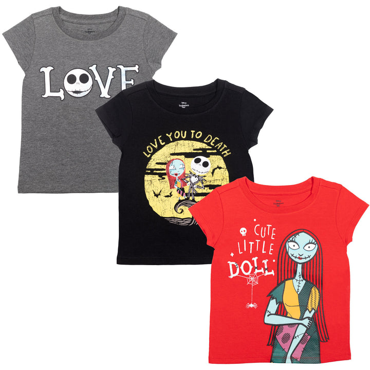 Nightmare Before Christmas 3 Pack Graphic T-Shirt