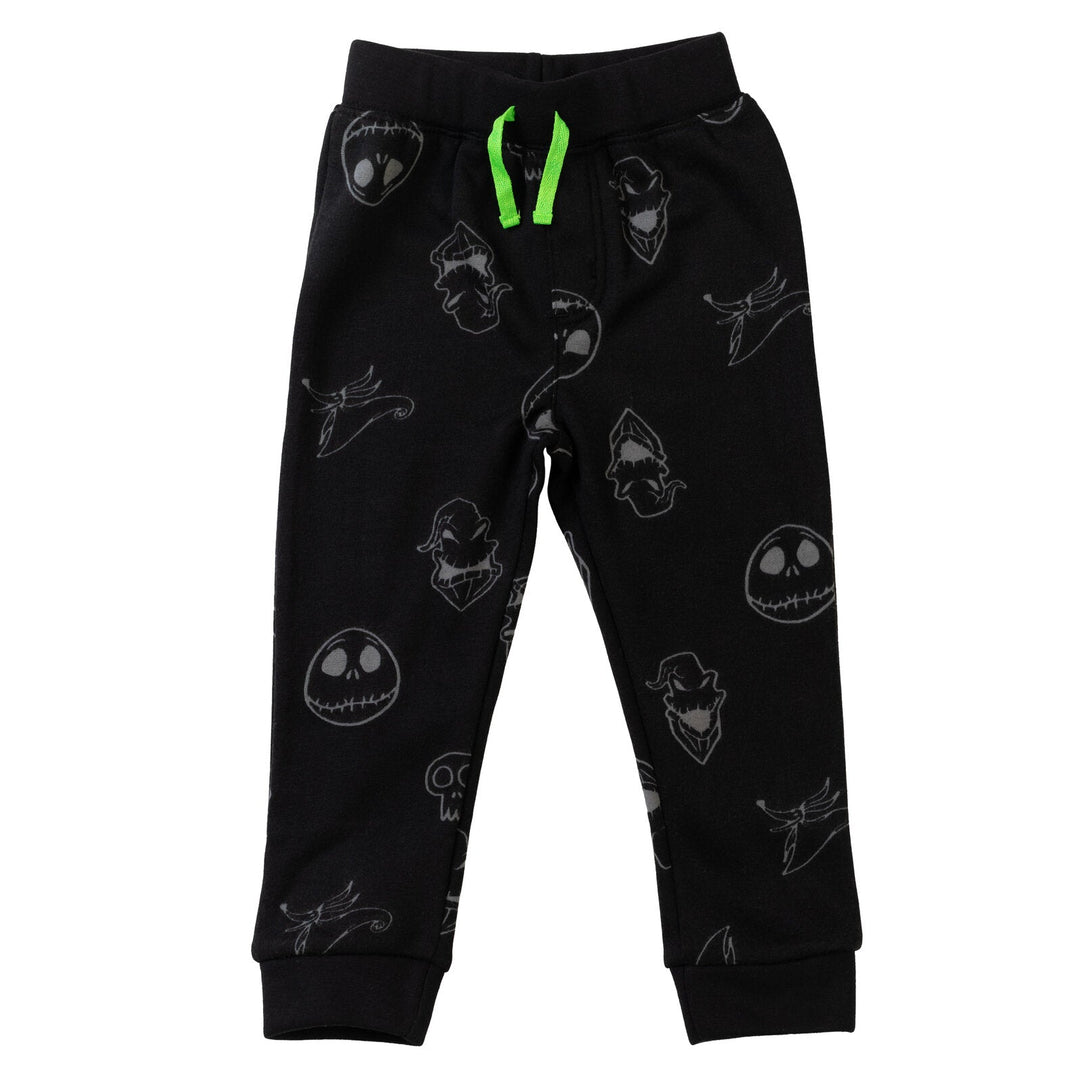 Disney Nightmare Before Christmas Jack Skellington Fleece Hoodie and Pants Outfit Set - imagikids