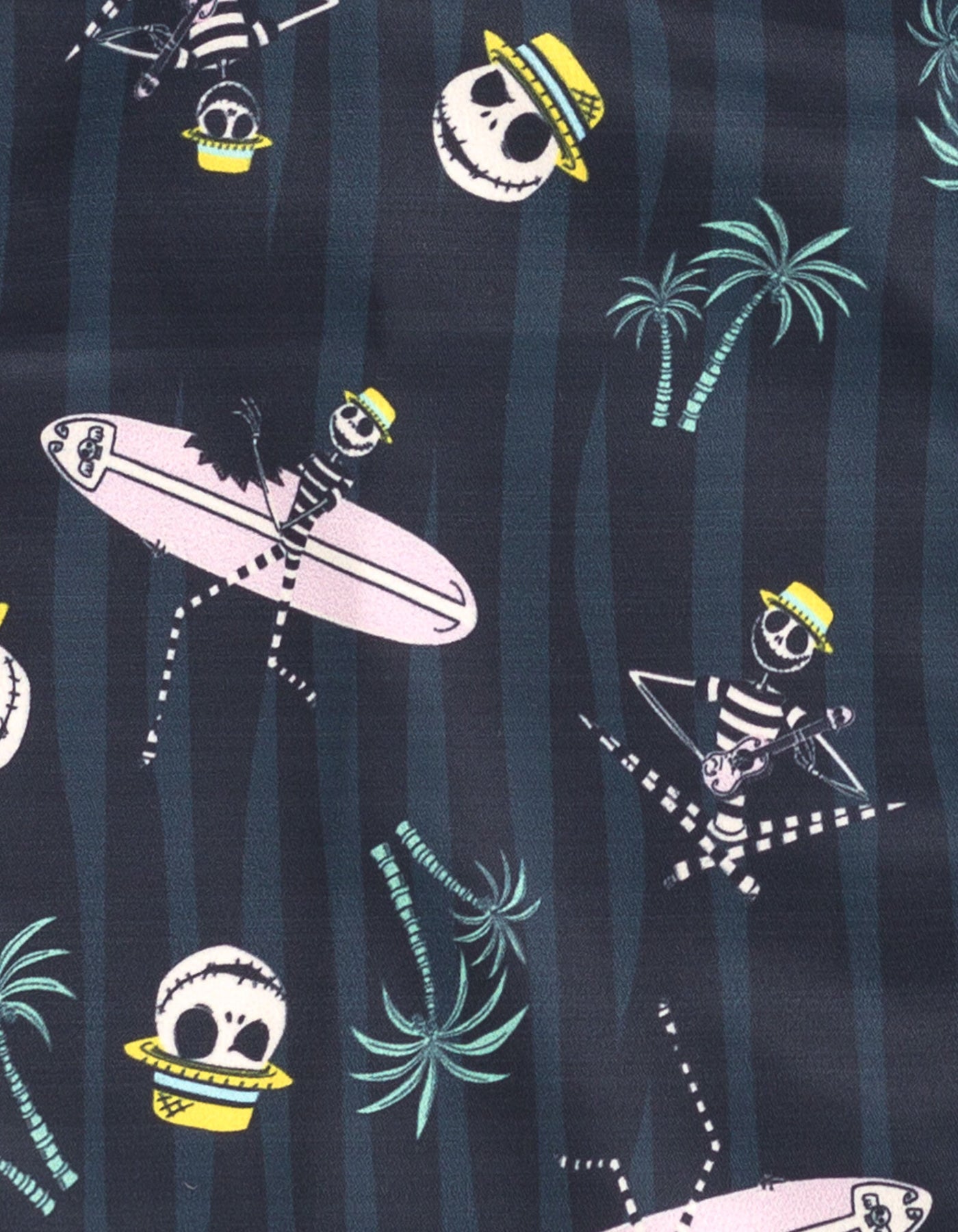 Disney Nightmare Before Christmas Jack Skellington Hawaiian Button Down Shirt