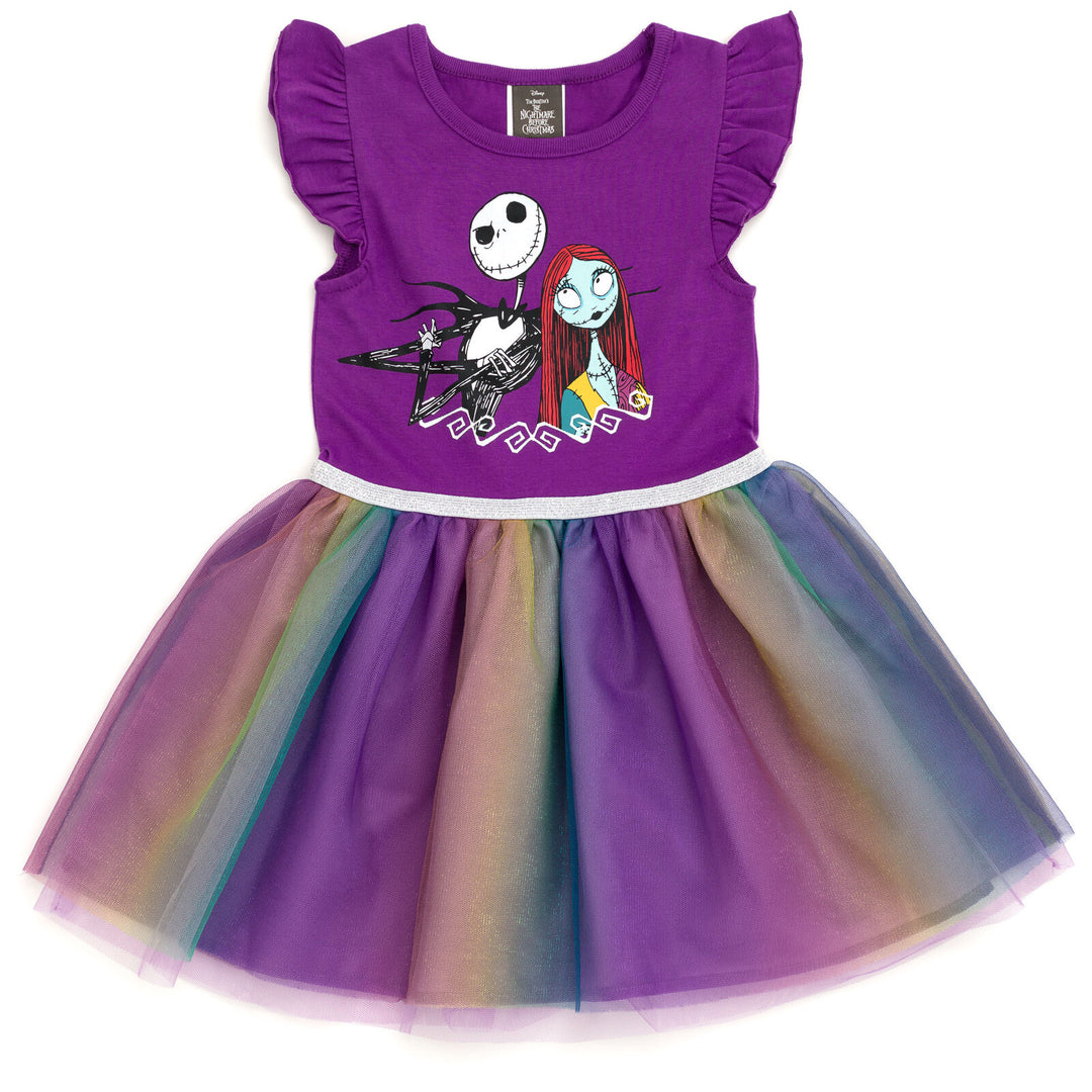 Disney Nightmare Before Christmas Jack Skellington Sally Tulle Dress Toddler to Big Kid Disney Nightmare Before Christmas Jack Skellington Sally Tulle Dress Toddler to Big Kid