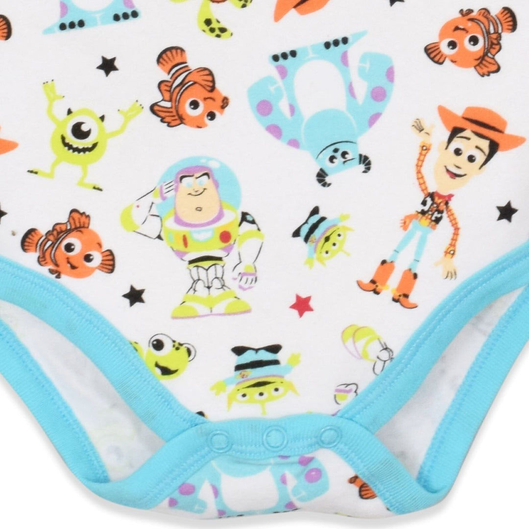 Disney Pixar 5 Pack Bodysuits - imagikids