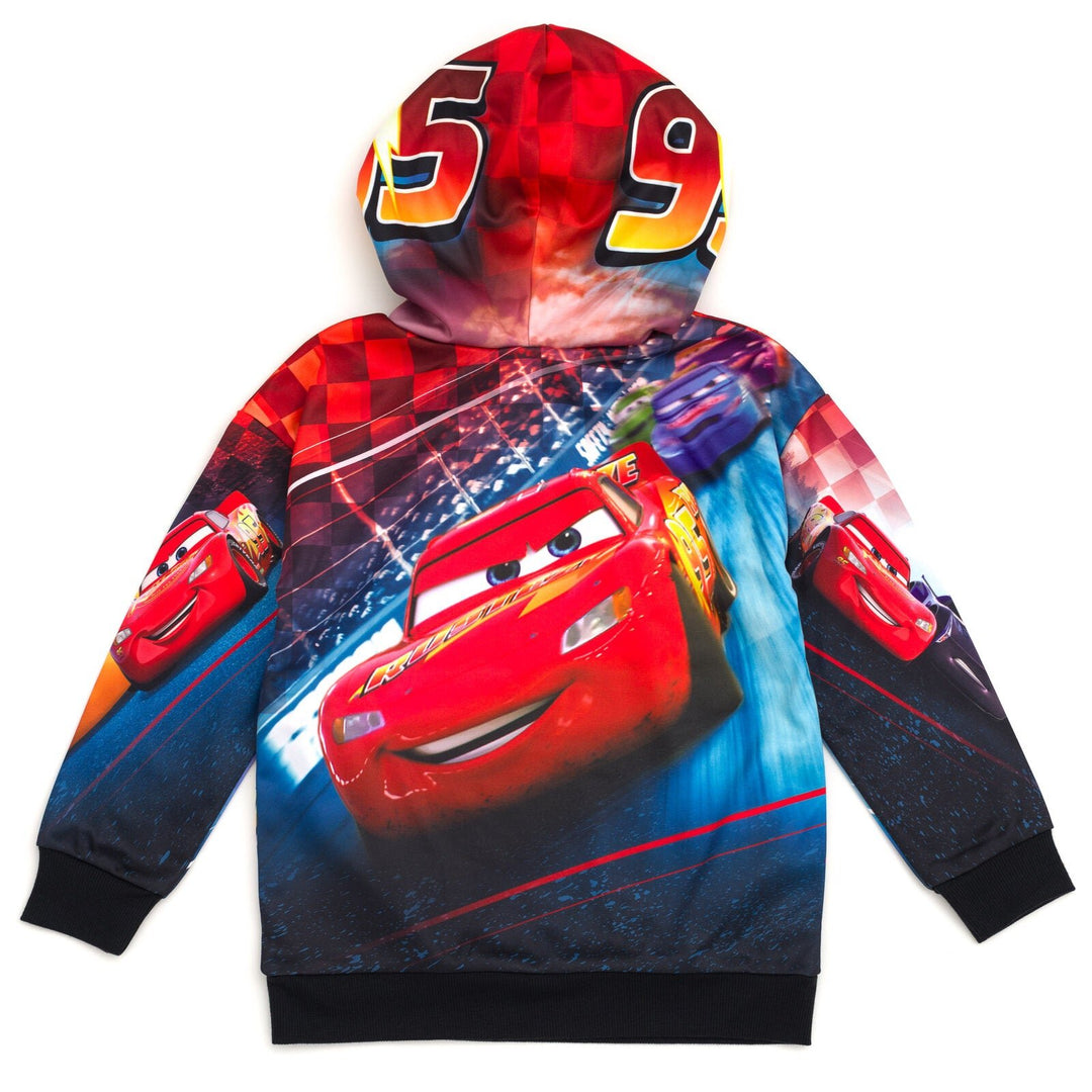 Disney Pixar Cars Lightning McQueen Fleece Pullover Hoodie - imagikids