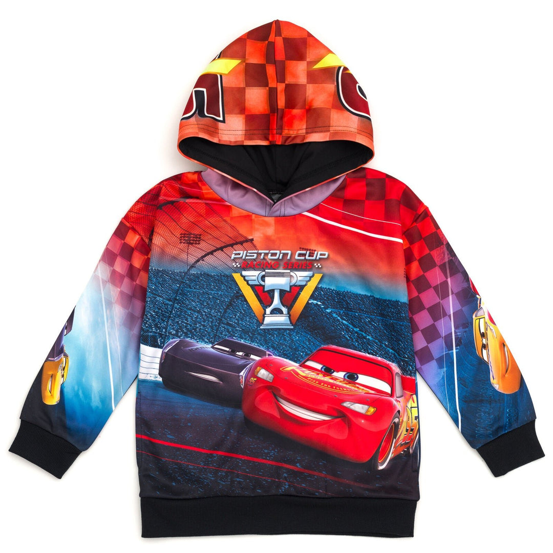 Disney Pixar Cars Lightning McQueen Fleece Pullover Hoodie - imagikids