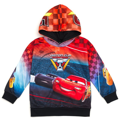 Disney Pixar Cars Lightning McQueen Fleece Pullover Hoodie - imagikids