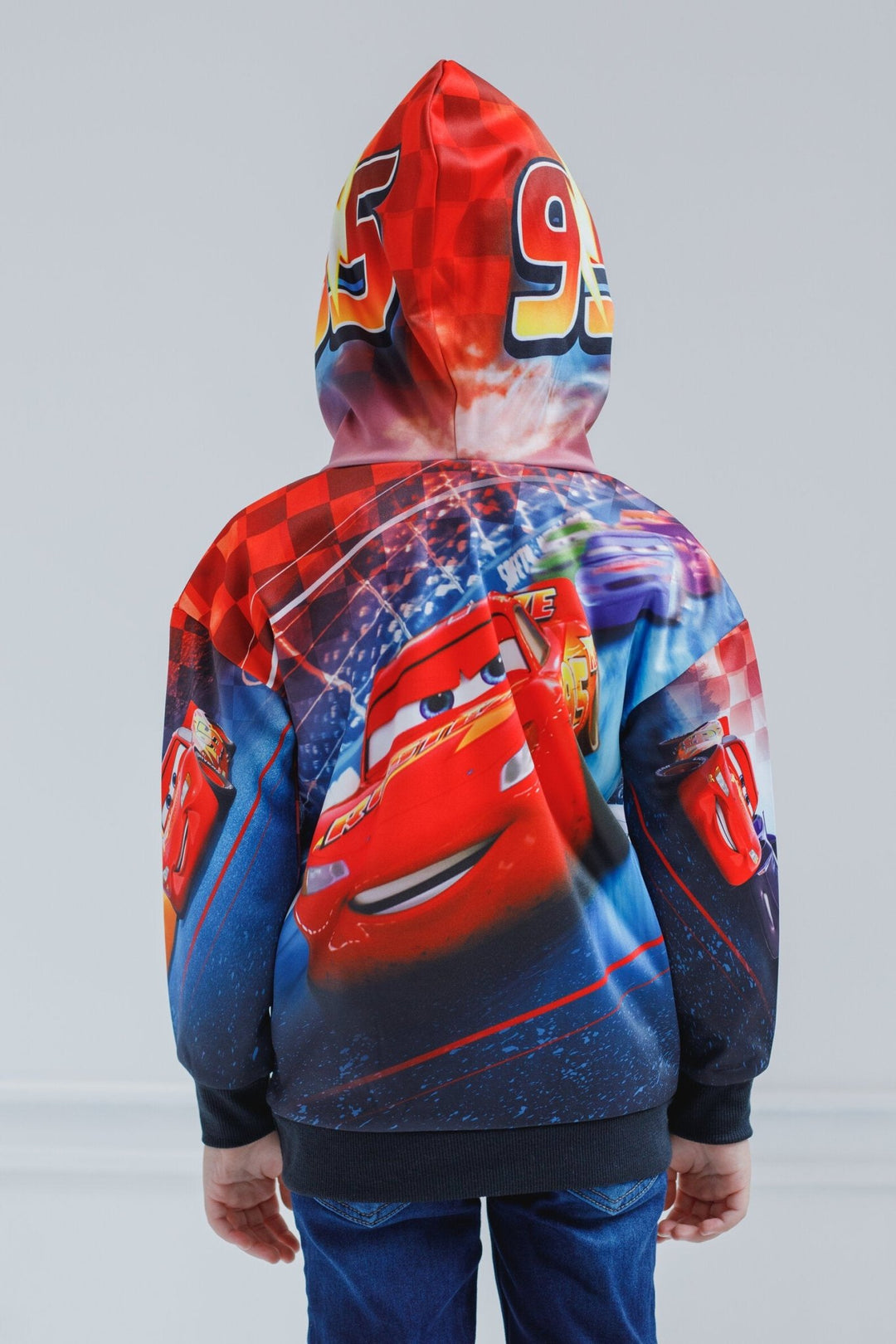 Disney Pixar Cars Lightning McQueen Fleece Pullover Hoodie - imagikids