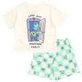 Disney Pixar Pixar Monsters Inc. Waffle Knit T-Shirt and Shorts Outfit Set