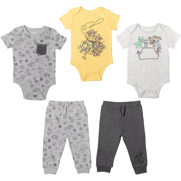 Toy Story Jogger Short Sleeve Bodysuit & Pants Set with Pocket