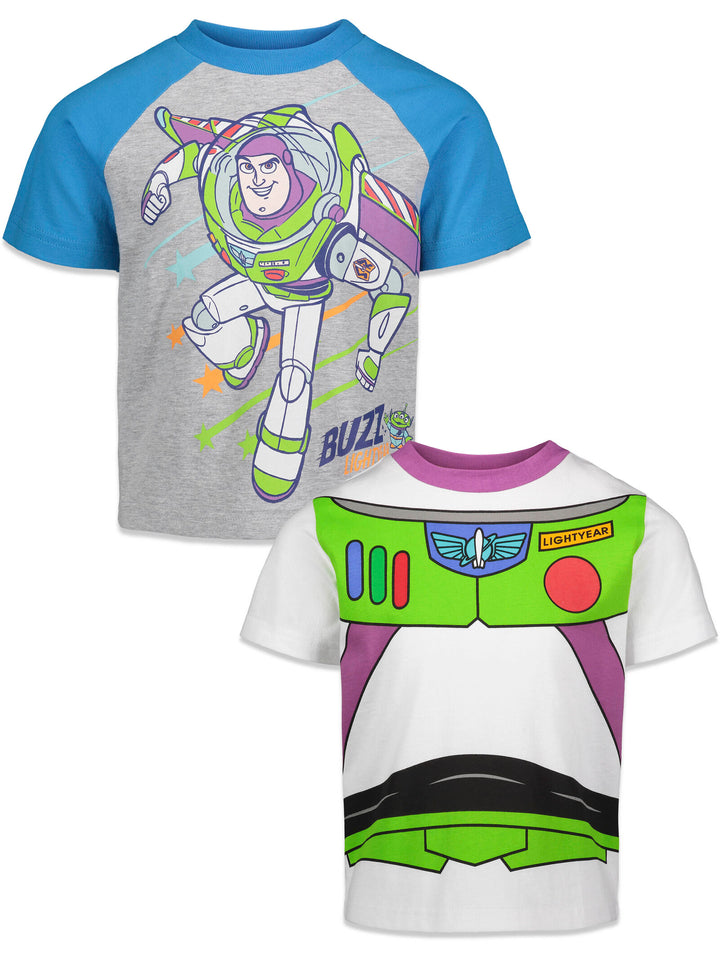 Toy Story Pixar Buzz Lightyear Paquete de 2 Camiseta gráfica