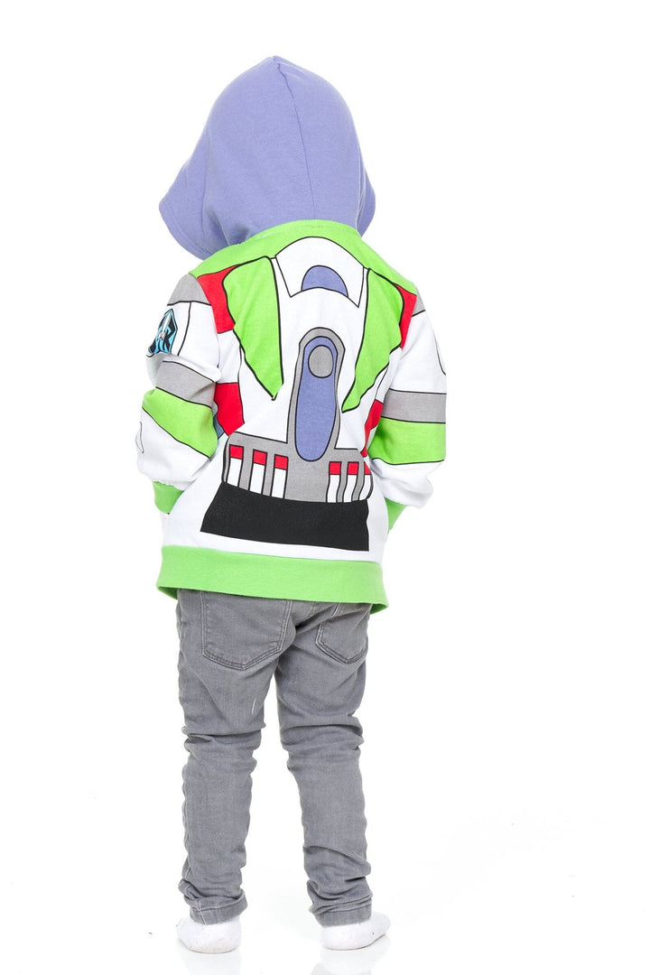 Disney Pixar Toy Story Buzz Lightyear Fleece Zip Up Hoodie - imagikids