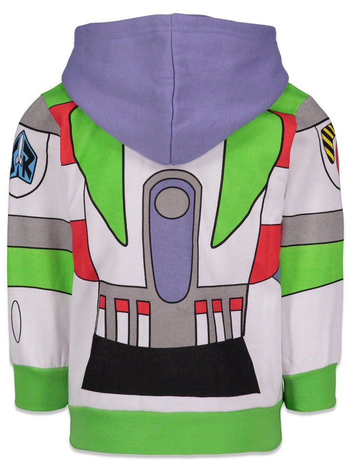 Disney Pixar Toy Story Buzz Lightyear Fleece Zip Up Hoodie - imagikids