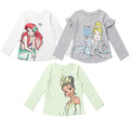 Disney Princess 3 Pack Long Sleeve T-Shirts