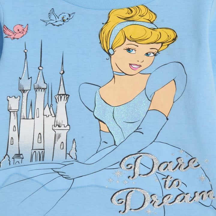 Disney Princess 3 Pack Long Sleeve T-Shirts - imagikids