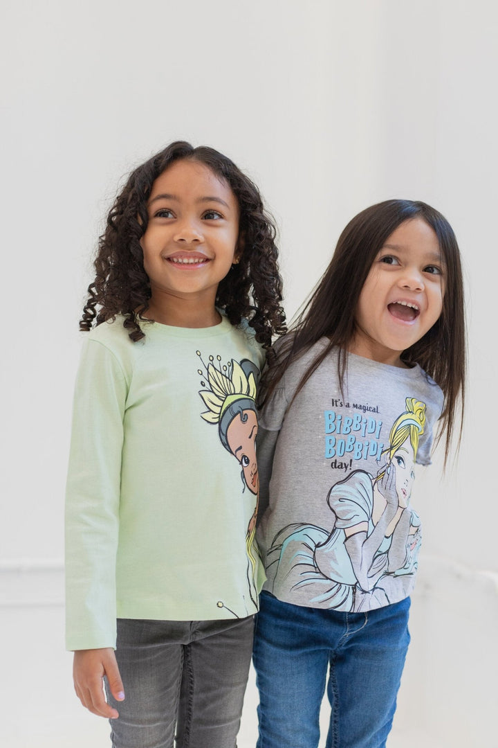 Disney Princess 3 Pack Long Sleeve T-Shirts - imagikids