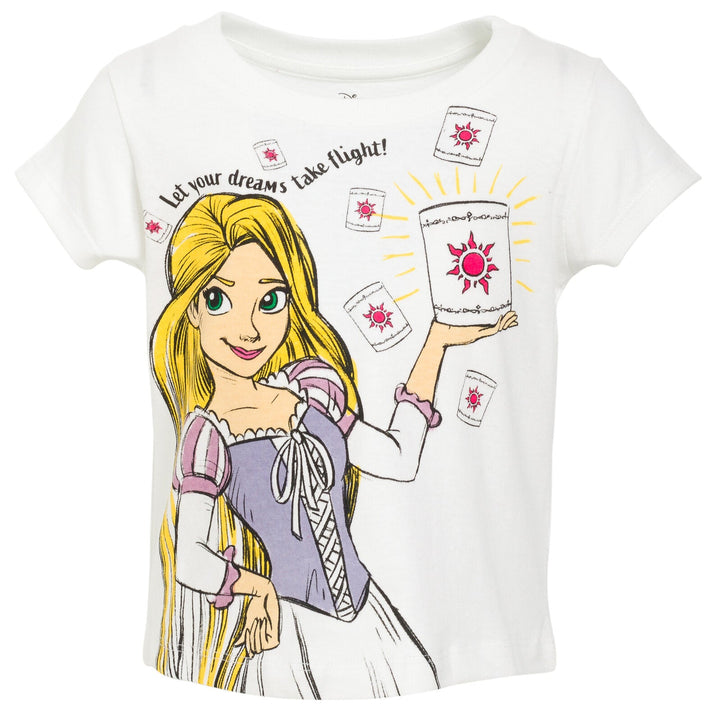 Disney Princess 3 Pack T-Shirts - imagikids