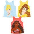 Disney Princess 3 Pack Tank Top Shirts