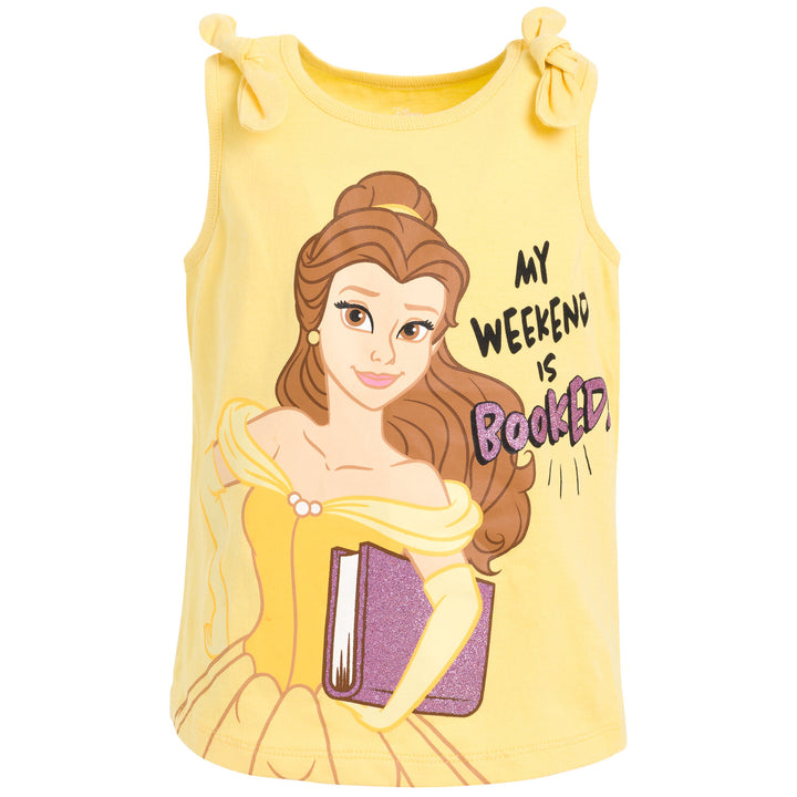 Disney Princess 3 Pack Tank Top Shirts