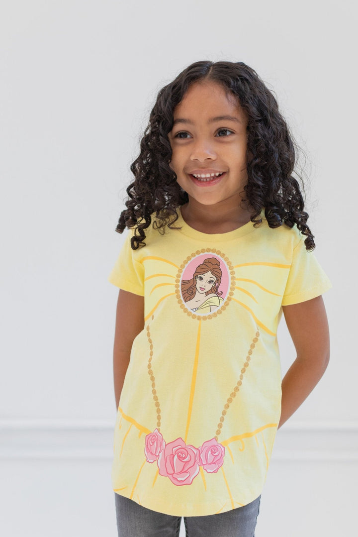 Disney Princess 4 Pack T-Shirts - imagikids