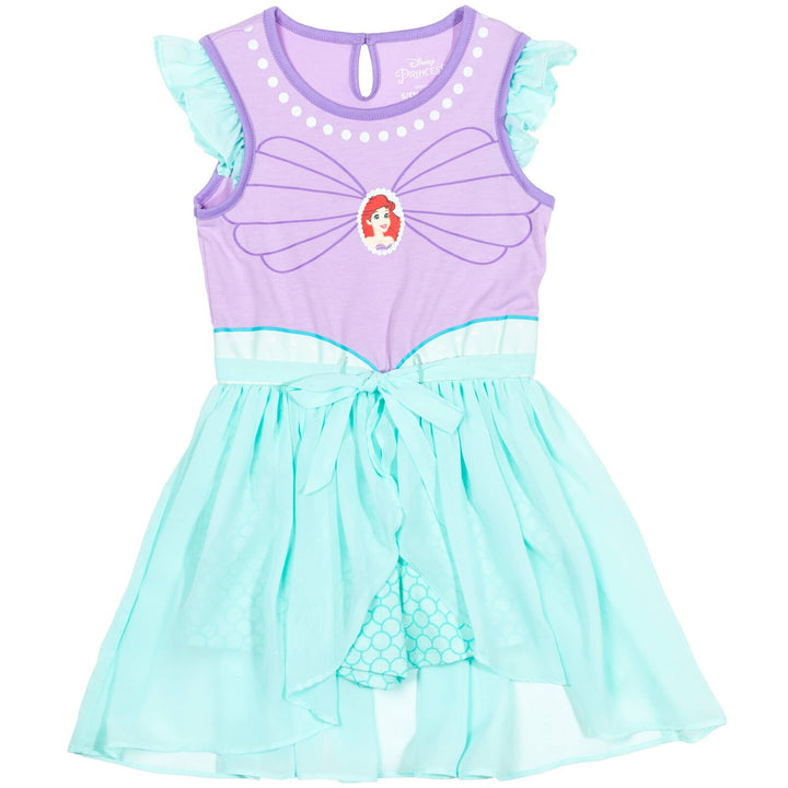 Disney Princess Ariel Romper With Skirt Overlay