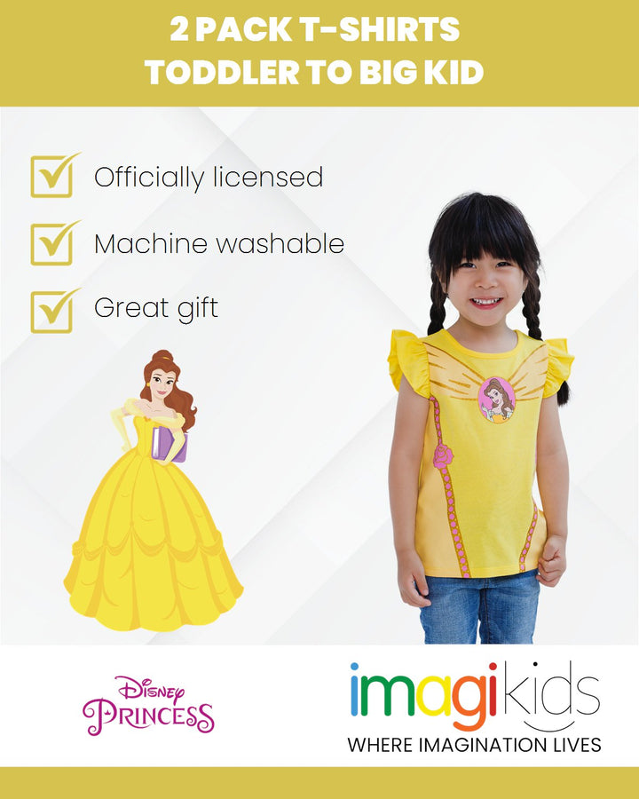 Disney Princess Belle 2 Pack T - Shirts - imagikids