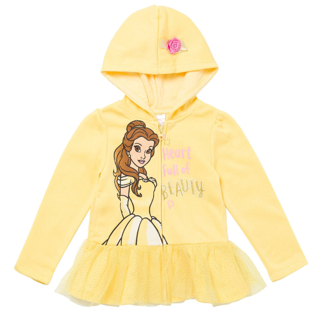 Disney Princess Belle Zip Up Hoodie - imagikids