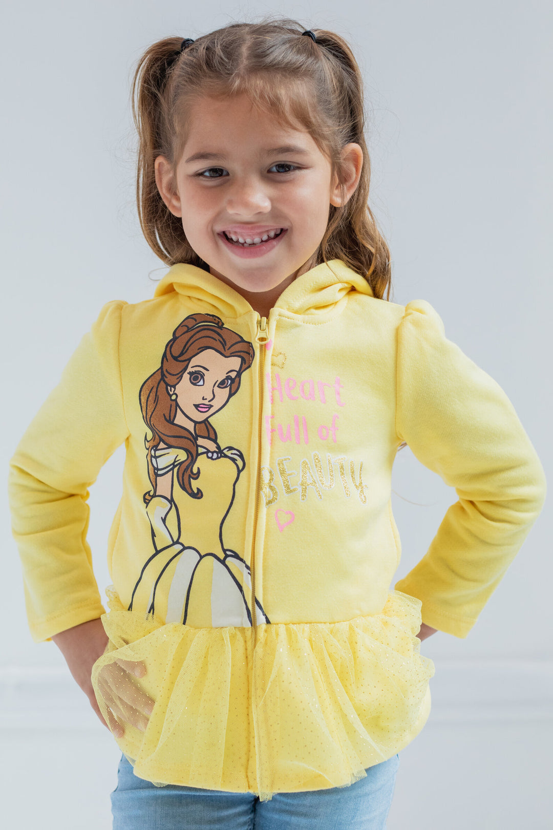 Disney Princess Belle Zip Up Hoodie