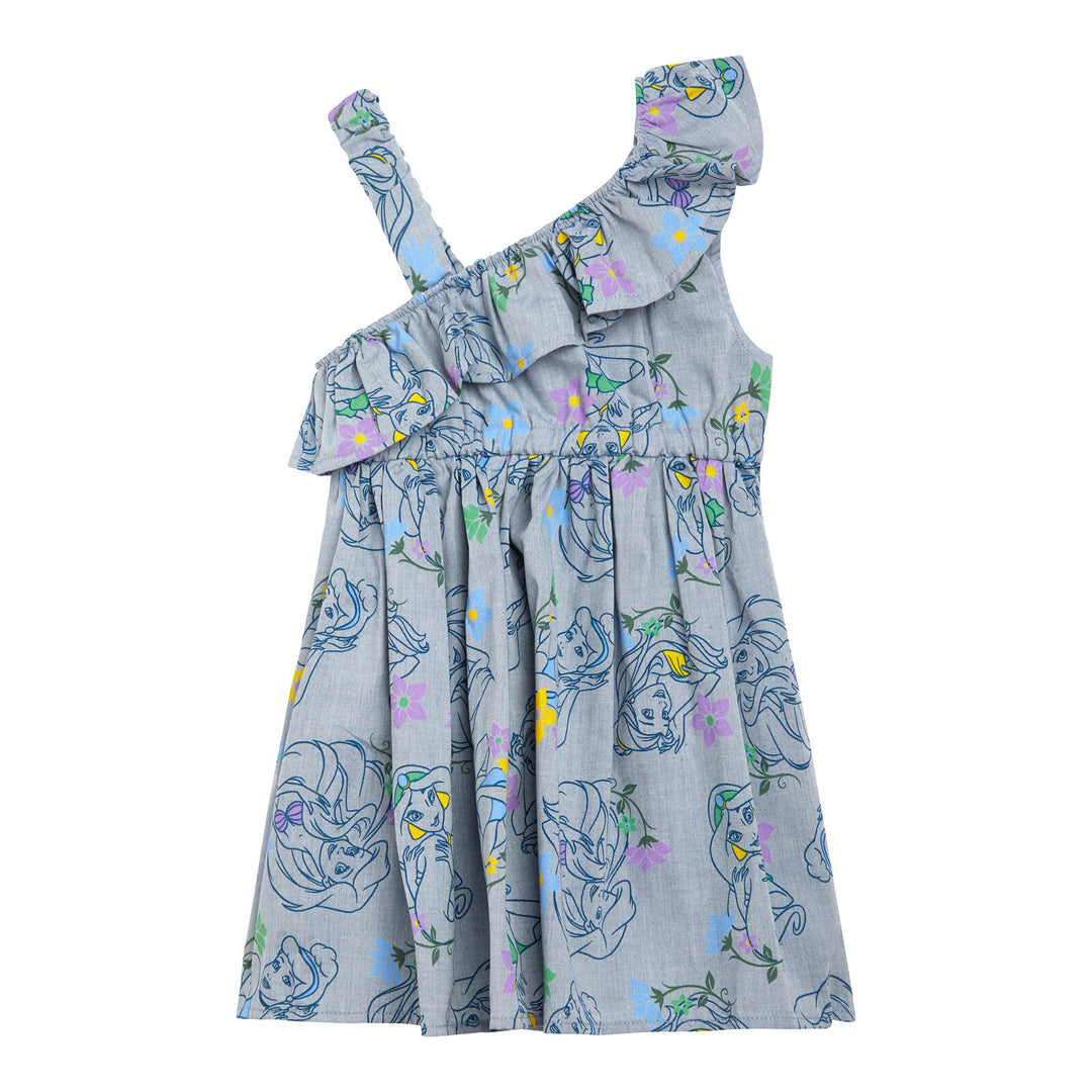 Disney Princess Jasmine Belle Cinderella Chambray Dress Toddler to Big Kid Disney Princess Jasmine Belle Cinderella Chambray Dress Toddler to Big Kid