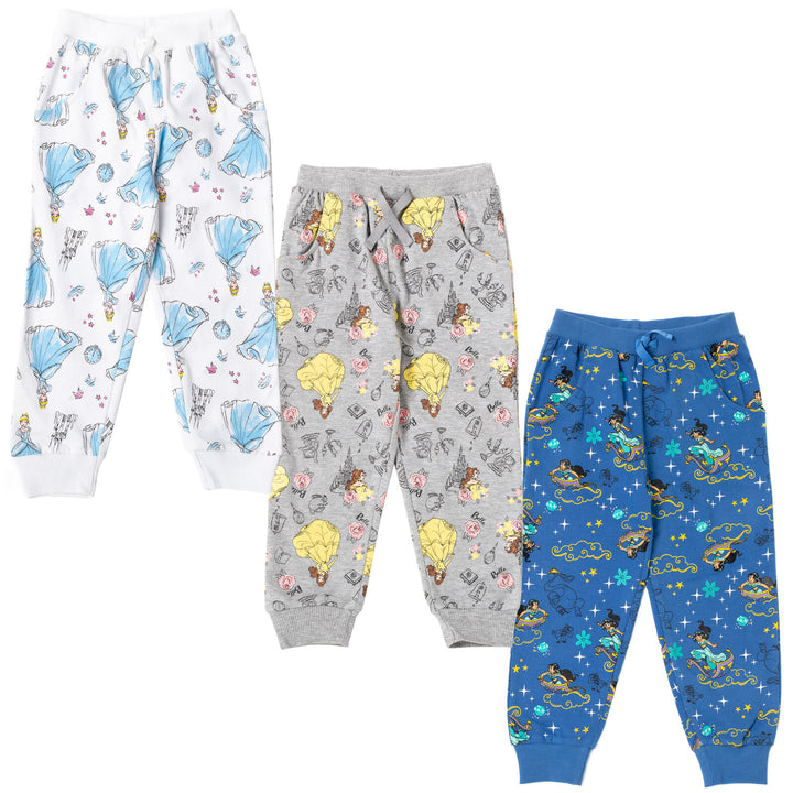 Disney Princess Fleece 3 Pack Pants