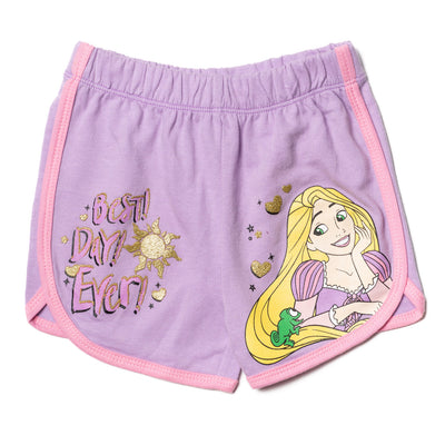 Paquete de 3 pantalones cortos de felpa francesa de Princesas Disney