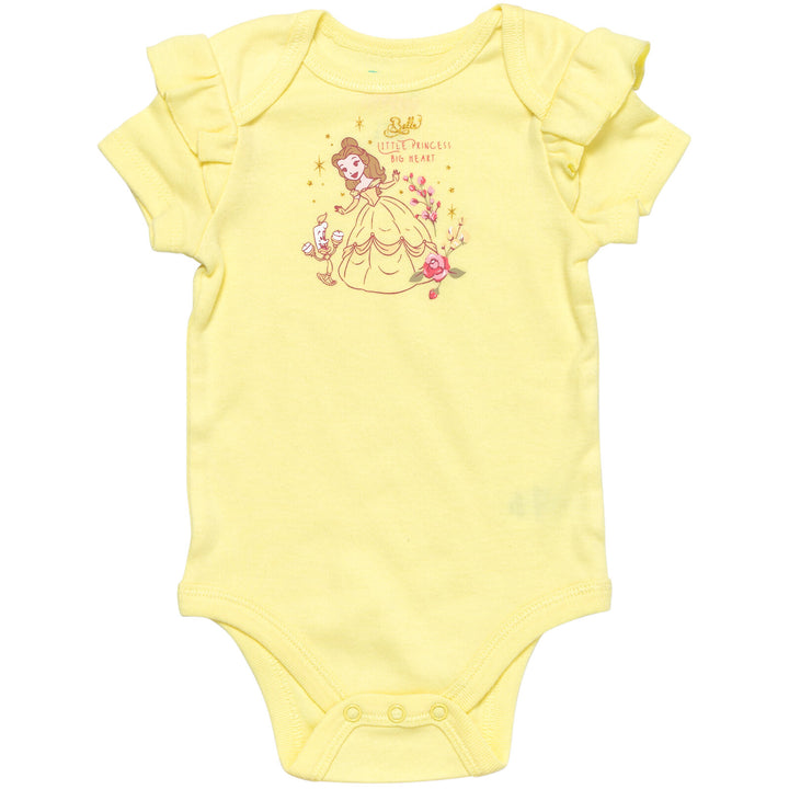 Disney Princess Belle Short Sleeve Bodysuit & Jumper & Headband