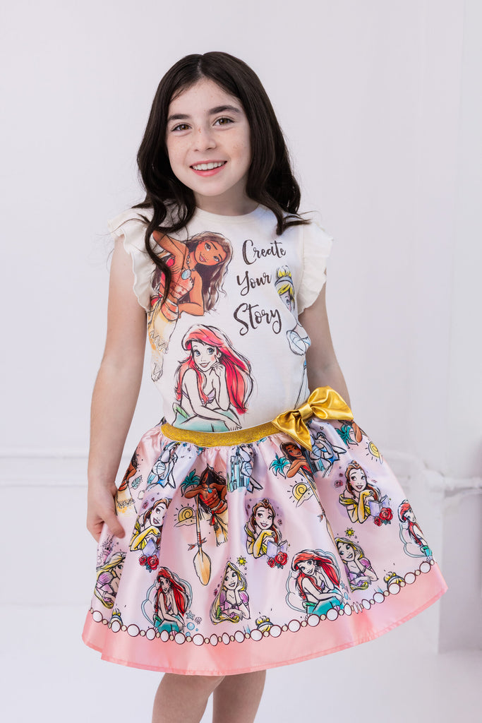 Nightcrawler Raz Vape Disney Princess Moana Rapunzel Belle Tank Top and Satin Skirt Outfit Set Toddler Nightcrawler Raz Vape Disney Princess Moana Rapunzel Belle Tank Top and Satin Skirt Outfit Set Toddler