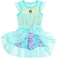 Disney Princess Jasmine Metallic Print Romper With Skirt Overlay