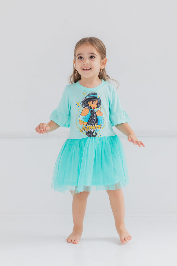 Princess Jasmine Tutu Short Sleeve Dress