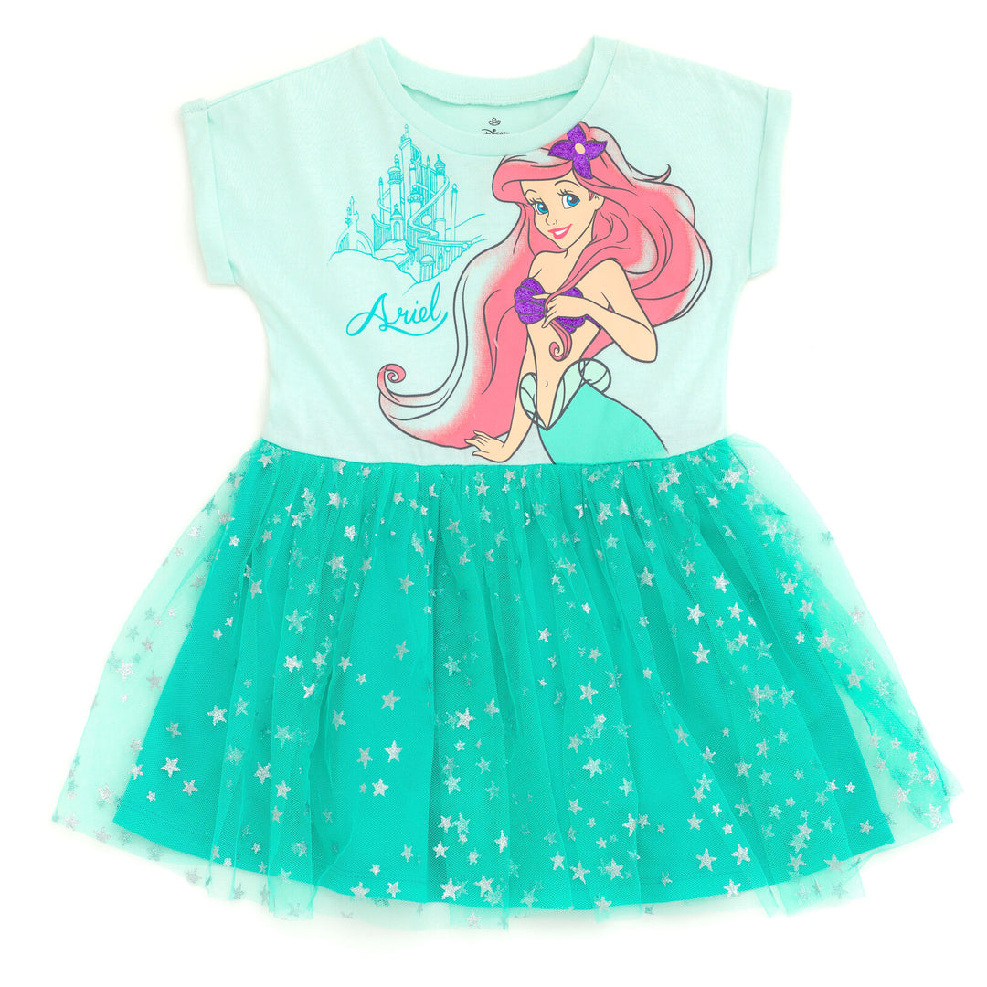 ariel little mermaid blue dress Disney Princess Little Mermaid Ariel Mesh Dress Toddler to Big Kid