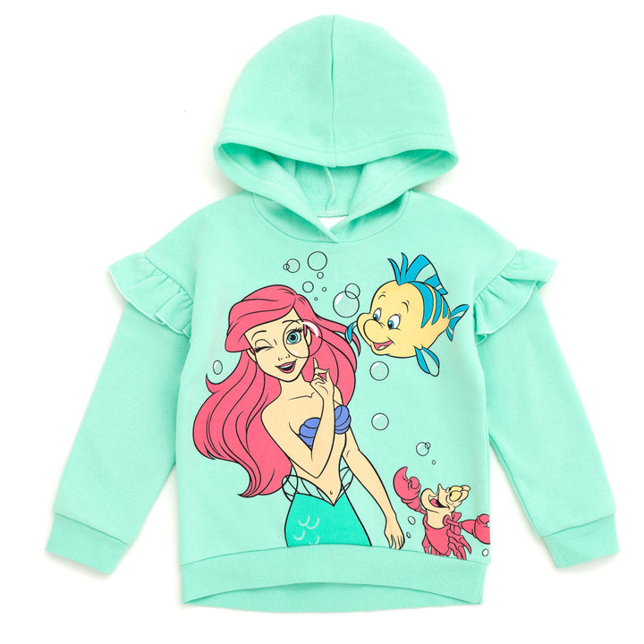 Disney Princess Little Mermaid Pullover Hoodie and Jogger Pants Outfit Set