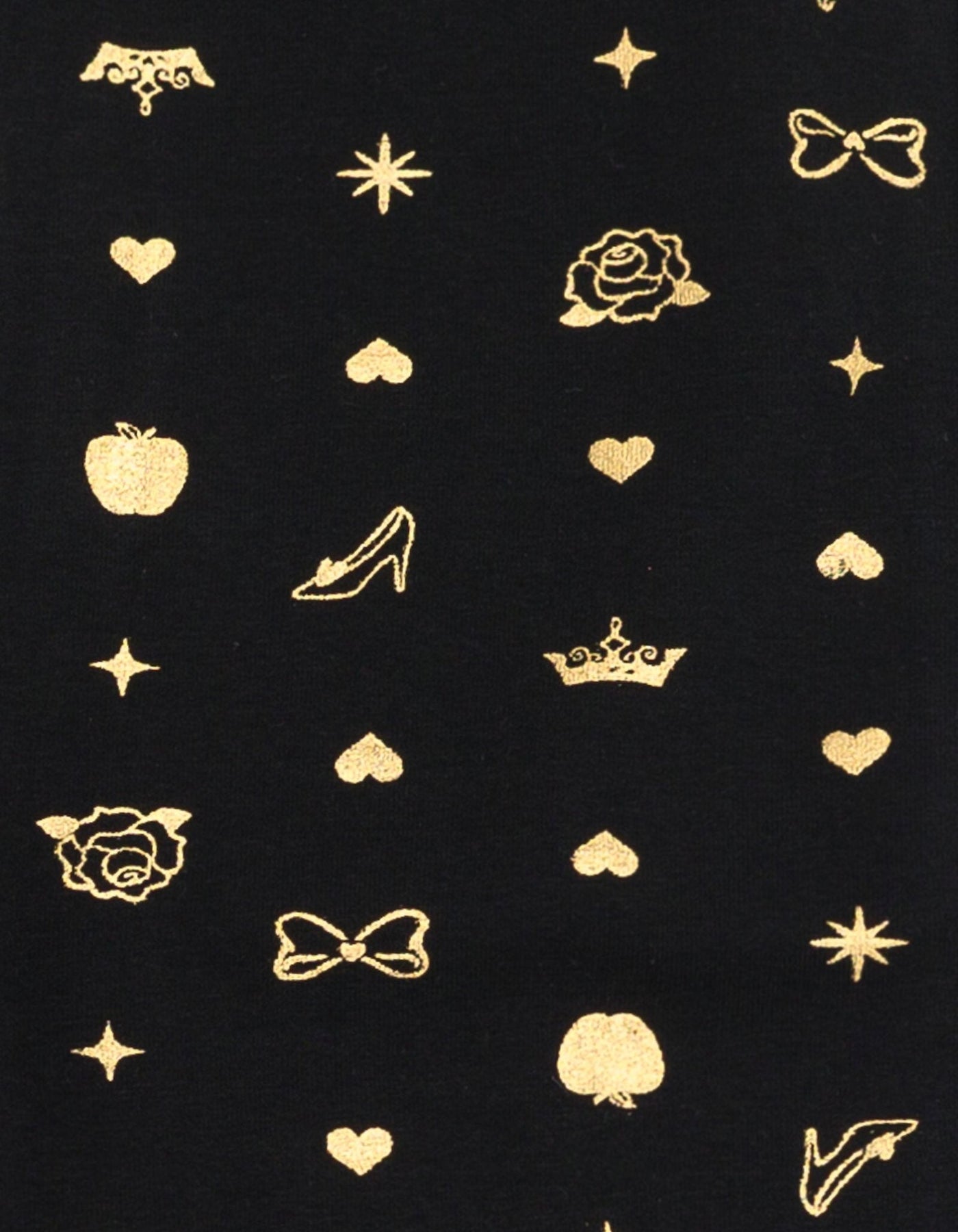 Disney Princess Metallic Print T-Shirt and Flare Pants - imagikids